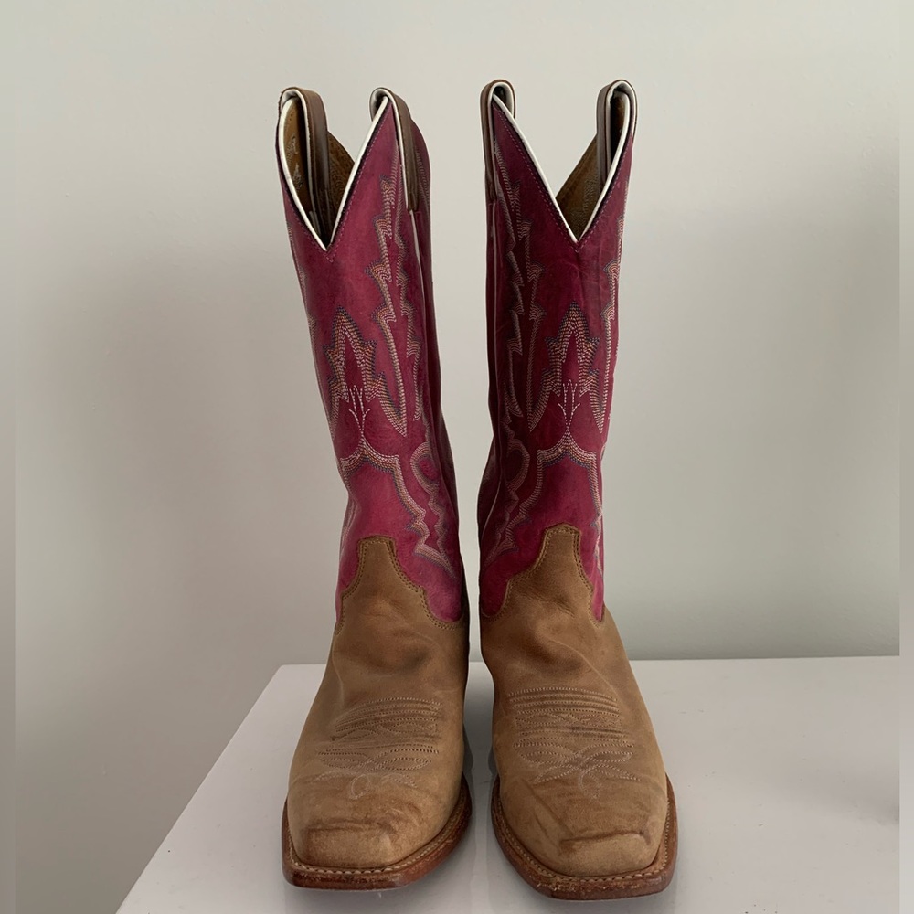 Justin Cowboy Boots Barbie Pink!